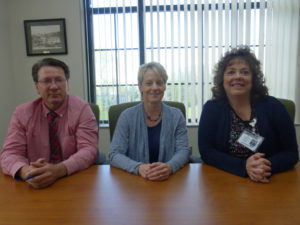 Jerry Brantz, CEO/CFO, Mary Bren, Director of Financial Services, Karen Mann, RN, Chief Nursing Officer